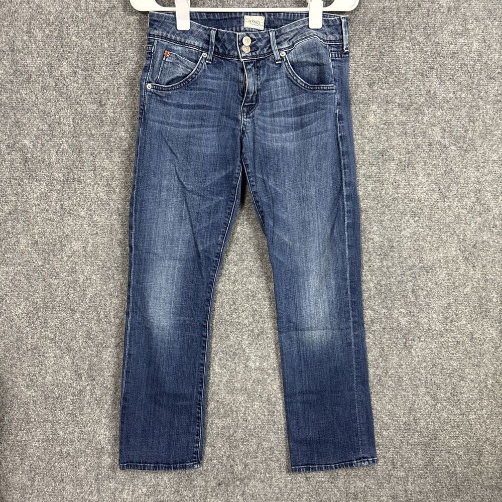 Hudson Jeans Womens Size 28 Blue Crop Beth Baby Boot